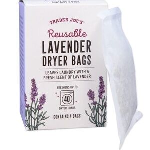 Trader Joe's Lavender Dryer Bags- Pack of 3- NIB